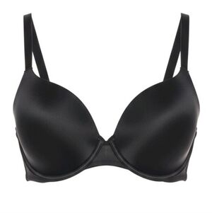 WACOAL 38DD NET EFFECT T-SHIRT BLACK UNDERWIRE BRA